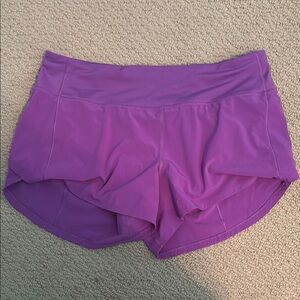 Lulu Lemon Women’s  Speed Up Shorts